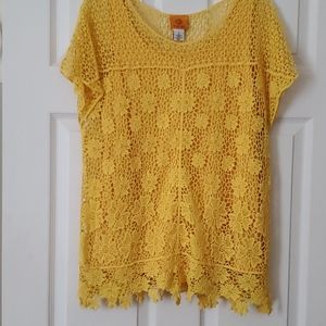 Ruby Road 🌻 sunflower yellow shirt